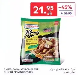 Americana XT Boneless Chicken Wings 750g
