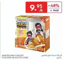 Americana Cheese Chicken Nuggets 400g