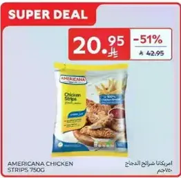 Americana Chicken Strips 750g