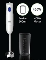 Hand blender with a 450W motor and a 600ml beaker.