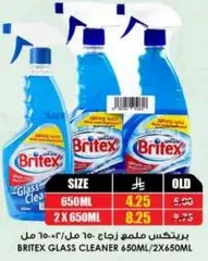 Britex Glass Cleaner 650ML/2X650ML