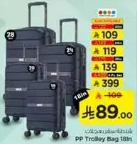 PP Trolley Bag 18in