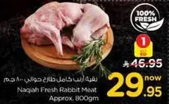 Naqiah Fresh Rabbit Meat Approx. 800gm