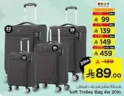 Soft Trolley Bag 4w 20in