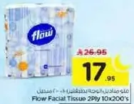 مناديل فلو للوجه 2 طبقه 10x200