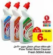 Flow Toilet Bowl Cleaner Fresh 500ml Ast.