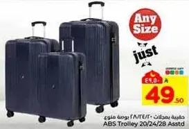 ABS Trolley 20/24/28 Asstd