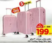 3 Pcs Set PP Trolley Bag