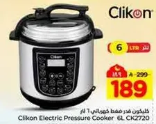 Clikon Electric Pressure Cooker 6L CK2720