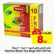 Nezline Black Tea Bags 100+10 Free