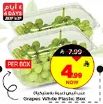 عنب ابيض (عبوه بلاستيكيه)