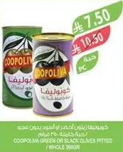 CODOPLIVA Green or Black Olives Pitted / Whole 360g