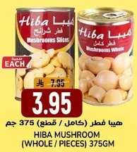 Hiba Mushroom (Whole / Pieces) 375g