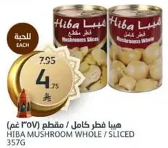 Hiba Mushroom Whole / Sliced