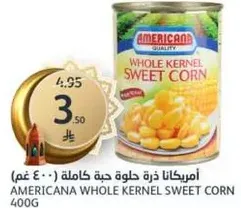 Americana Whole Kernel Sweet Corn 400g