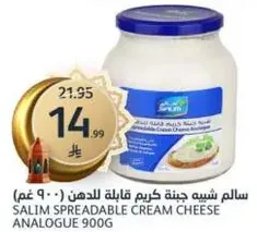 Salim Spreadable Cream Cheese Analogue 900g