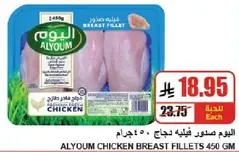 Alyoum Chicken Breast Fillets 450 gm