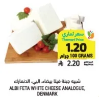 Albi Feta White Cheese Analogue, Denmark