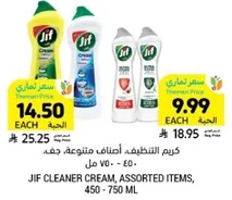 Jif Cleaner Cream, Assorted Items, 450 - 750 ml
