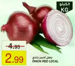 بصل احمر بلدي.