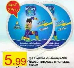 Nadec Triangle 8P Cheese 120GM