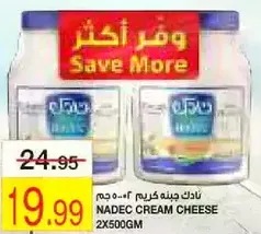 NADEC Cream Cheese 2x500GM
