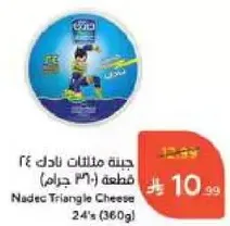Nadec Triangle Cheese 24's (360g)