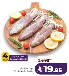 حبار كامل للكيلو