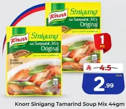 Knorr Sinigang Tamarind Soup Mix, Original flavor, 44g.