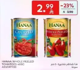 Hanaa, Whole Peeled Tomatoes 400g Assorted