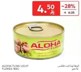 ALOHA TUNA LIGHT FLAKES 165G