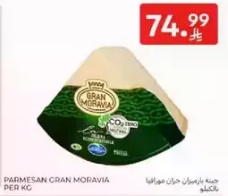 Gran Moravia Parmesan cheese per kg.