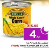 Freshly Whole Kernel Corn 340Gm