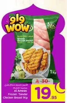 صدر دجاج طازج مجمد من الامين 1 كجم