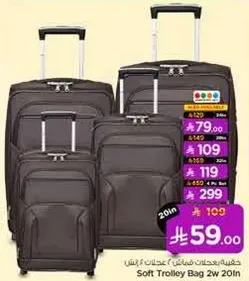 Soft Trolley Bag 2w 20in