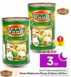 Reem Mushroom Pieces & Stems 425g