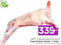 لحم غنم كامل طرح وزن 7-9 كجم