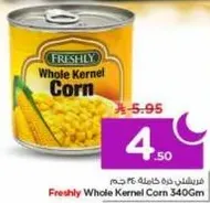 Freshly Whole Kernel Corn 340Gm