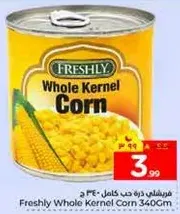 Freshly Whole Kernel Corn 340Cm