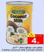 Freshly Coconut Milk Canned 400ml
