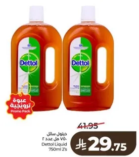 Dettol Liquid 750ml 2's
