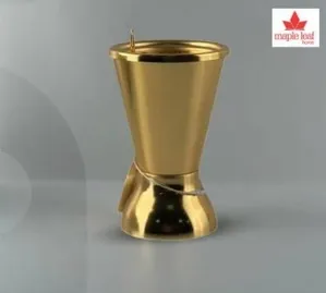 A stylish gold-colored kitchen appliance designed for various cooking needs.