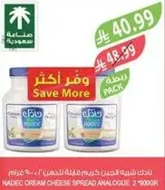 Nadec Cream Cheese Spread Analogue 2 * 900g