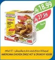 Americana Chicken Zingz Hot & Crunchy 420g