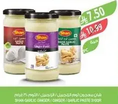 معجون ثوم زنجبيل شان هو مزيج من الثوم والزنجبيل، مثالي لتعزيز نكهه اطباقك.