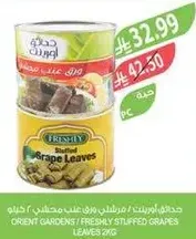 Orient Gardens / Freshly Stuffed Grape Leaves 2kg