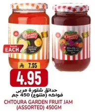 Chtoura Garden Fruit Jam (Assorted) 450g