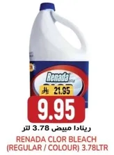 Renada Clor Bleach (Regular / Colour) 3.78L