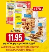 Americana Chicken (Nuggets/Fries/Popcorn) 400g
