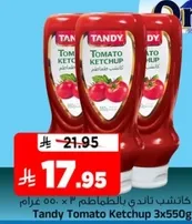 Tandy Tomato Ketchup 3x550g